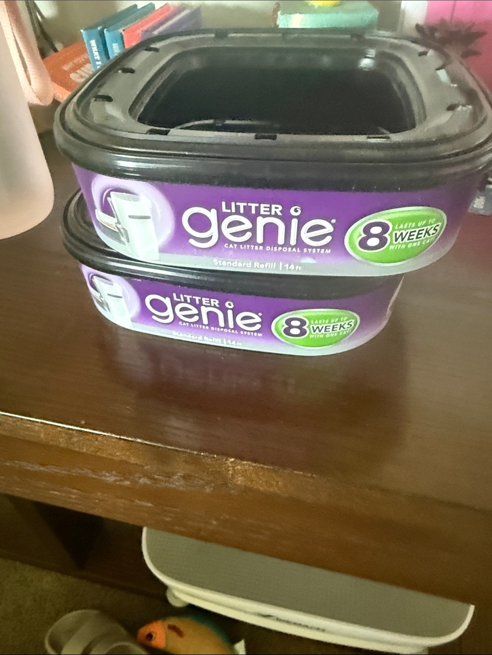 Litter Genie Cat Litter Disposal Refill - Purple